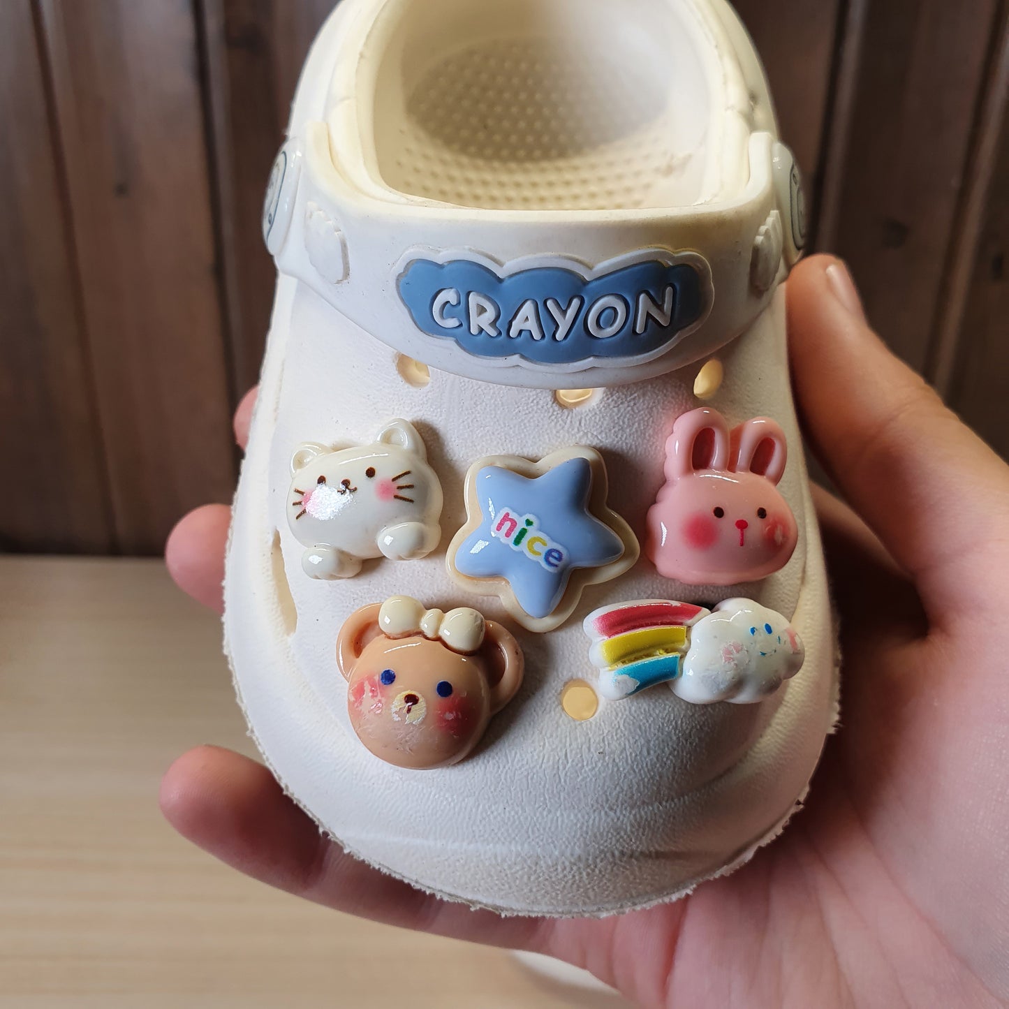 Kids Used Imported Crocks Size 130
