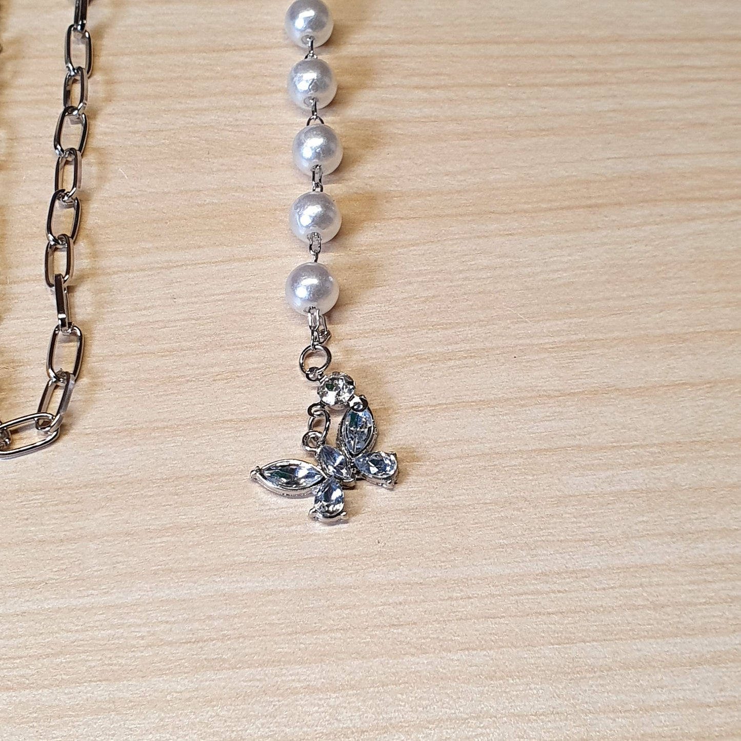 Necklace With Butterfly Pendant #4020