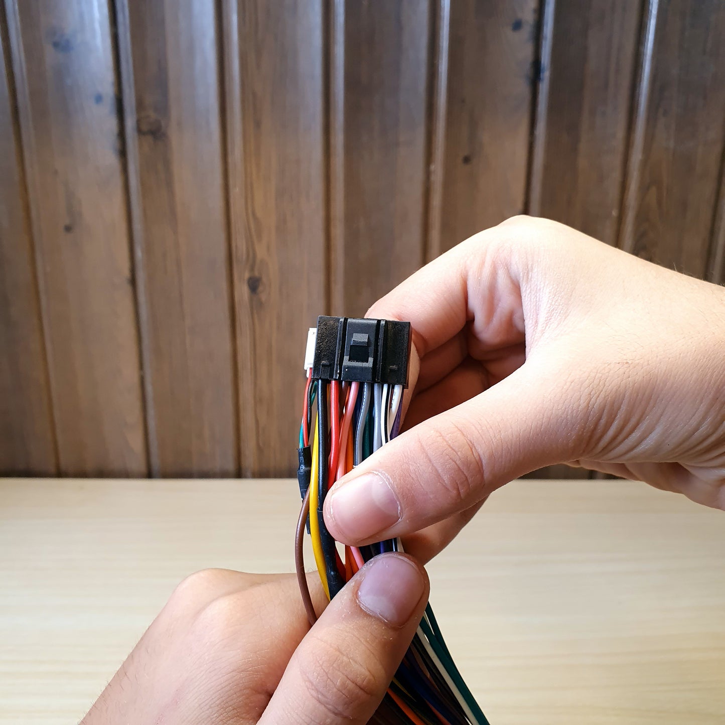 Generic ISO connector harness used to connect aftermarket car stereos to specific vehicle wiring systems #4417