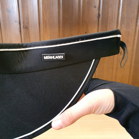 Black Visor Cap #4356