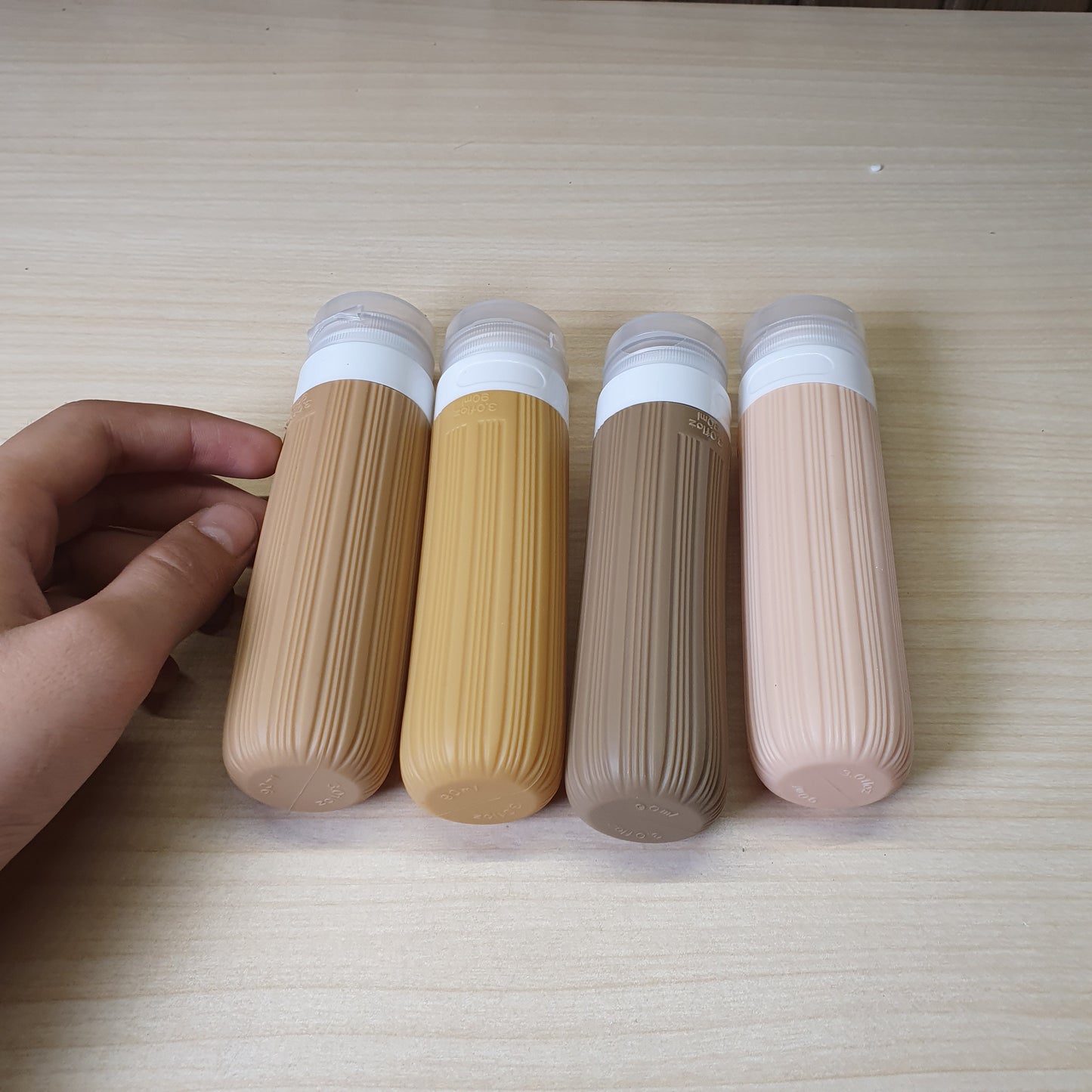 Leak-Proof silicone travel bottles #6073