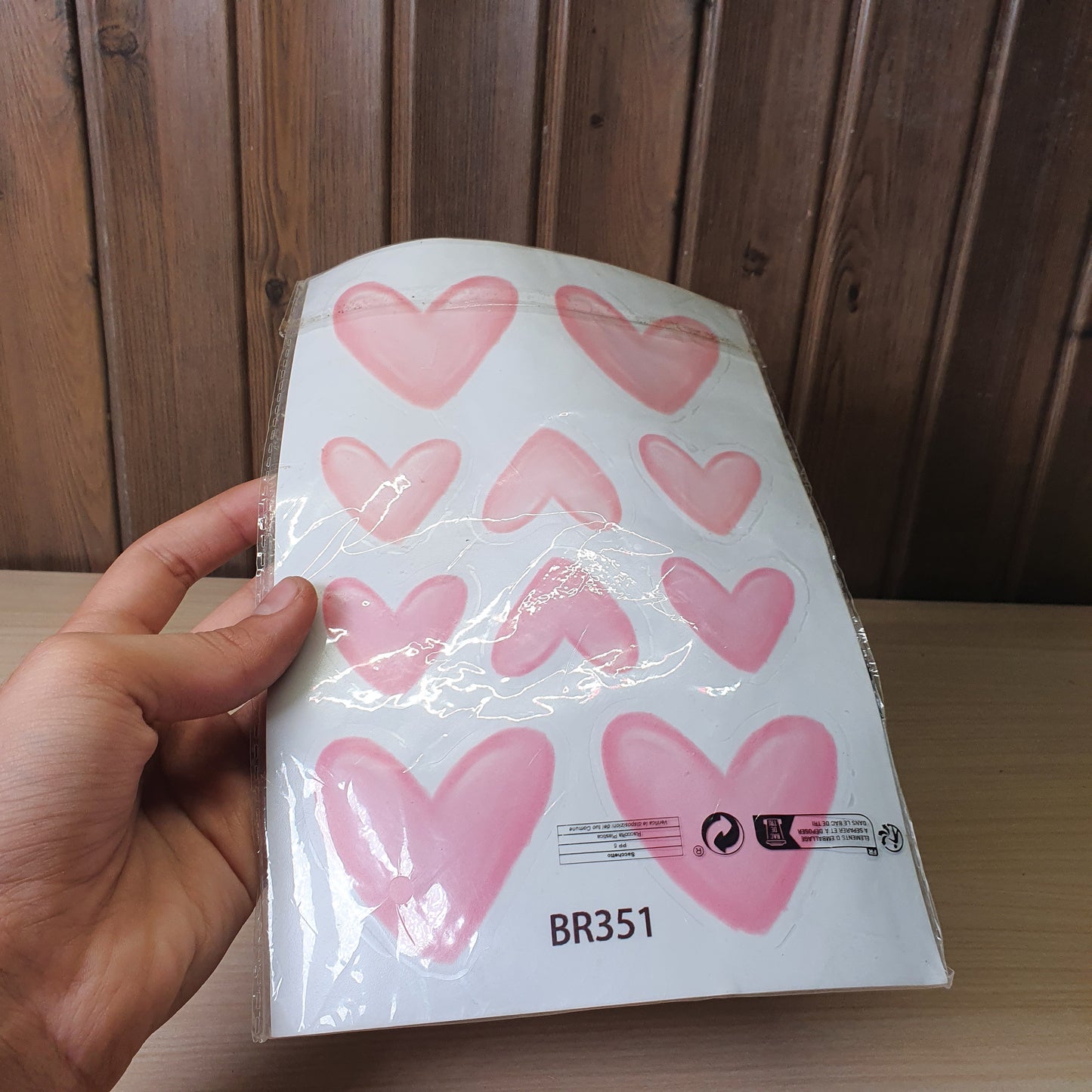 Hearts Stickers #6097