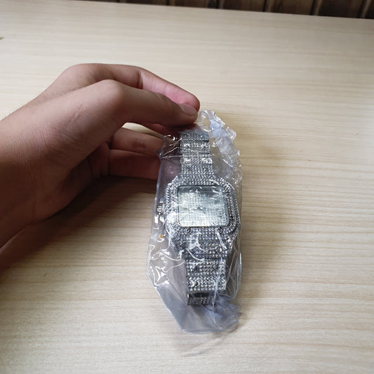 Silver watch #8337