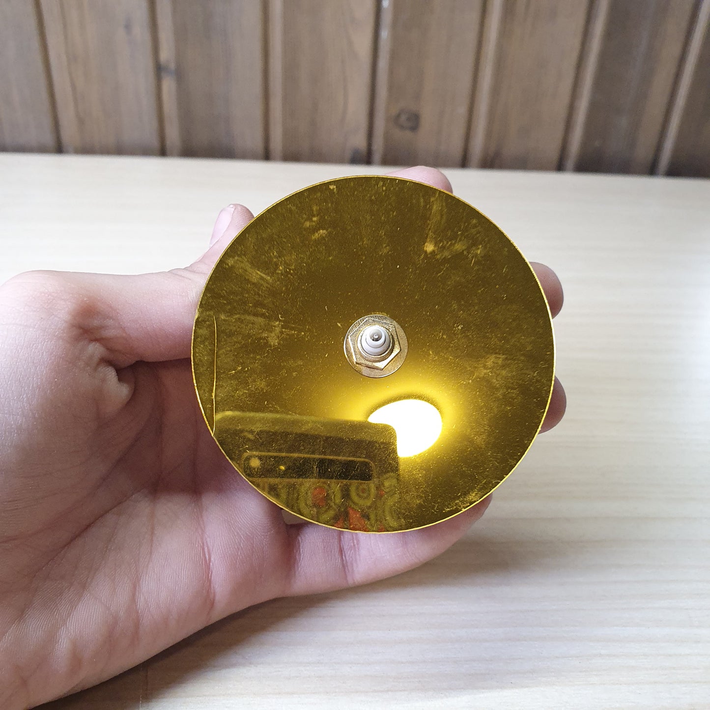 Quartz clock movement, a common mechanism for replacing or building DIY wall clocks. #8351