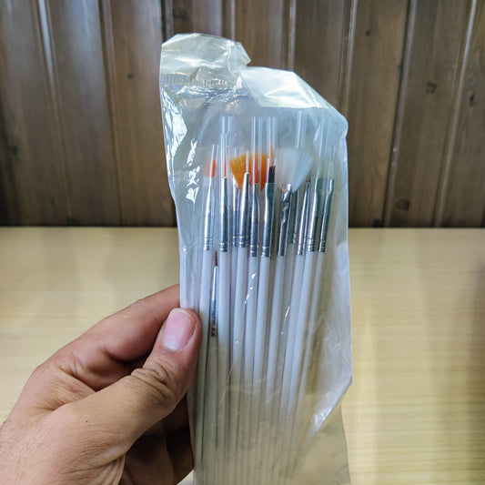 10 pcs Set Liner Brush Fine Detailing Paint Brush for Painting #2559