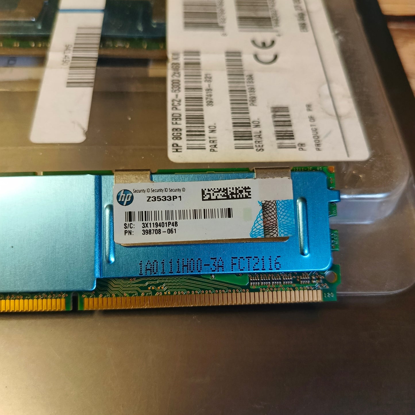 Pack of 2 HP Server Rams 4 Gb Each #s2