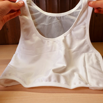 Flat Breast Binder Corset Underwear Women Seamless Summer Short Vest Plus Size L   #3206
