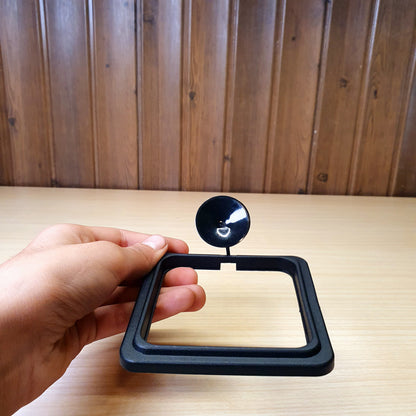 Aquarium Feeding Ring Fish Tank Station Floating Food Tray Feeder Square Circle Accessory Fish Food Feeder Suction Cup Black #3192