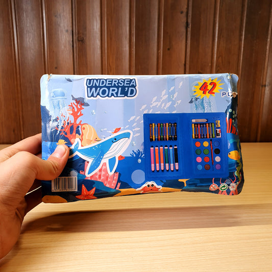 Undersea World Coloring  42 Pcs Set #3245