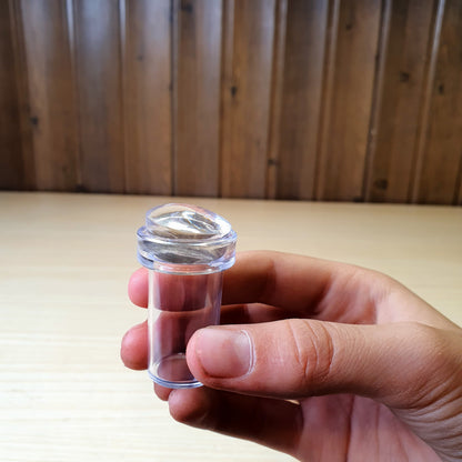 Clear silicone nail art stamper #3389
