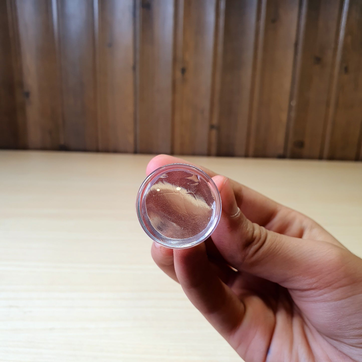 Clear silicone nail art stamper #3389