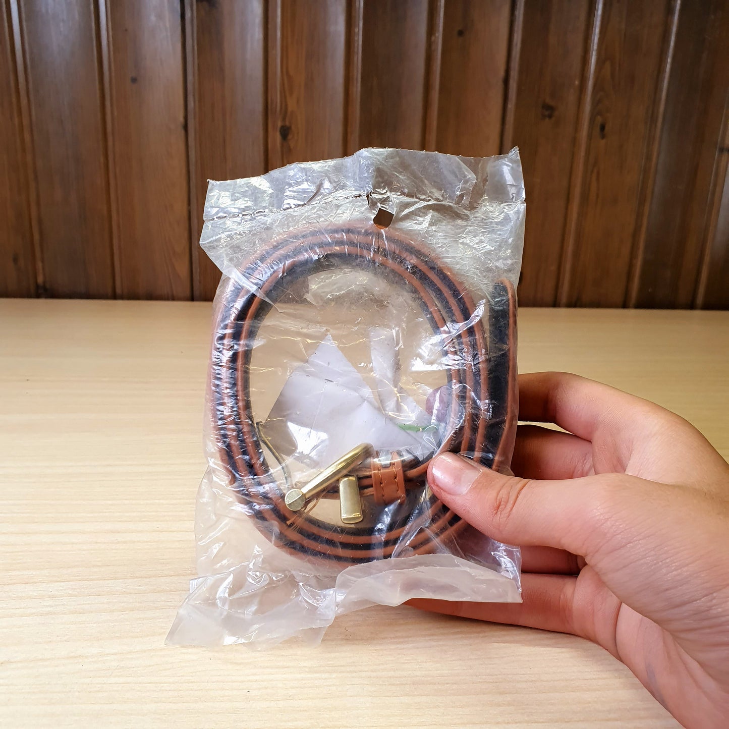 Brown Leather Belt Small #3404