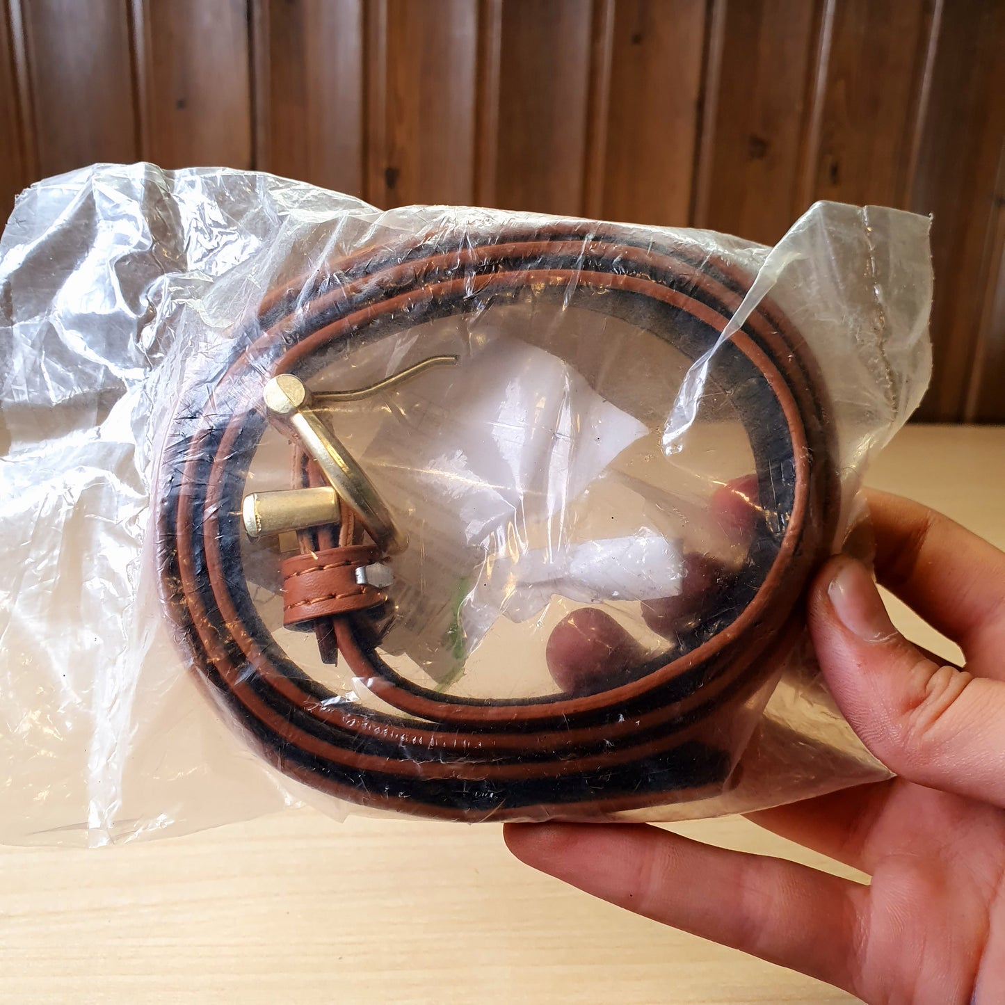 Brown Leather Belt Small #3404