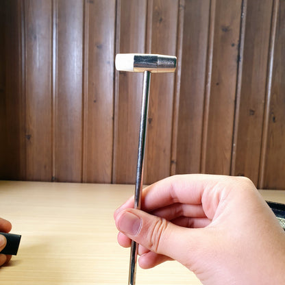 Double-headed hammer frequently used for watch repair, jewelry making, and other delicate crafting projects #3325