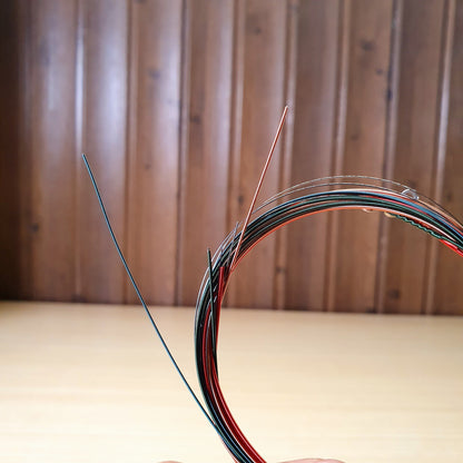 Colorful acoustic guitar strings #3429