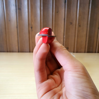 Round nose router bit used for cutting decorative grooves, flutes, and veining in wood. #3365