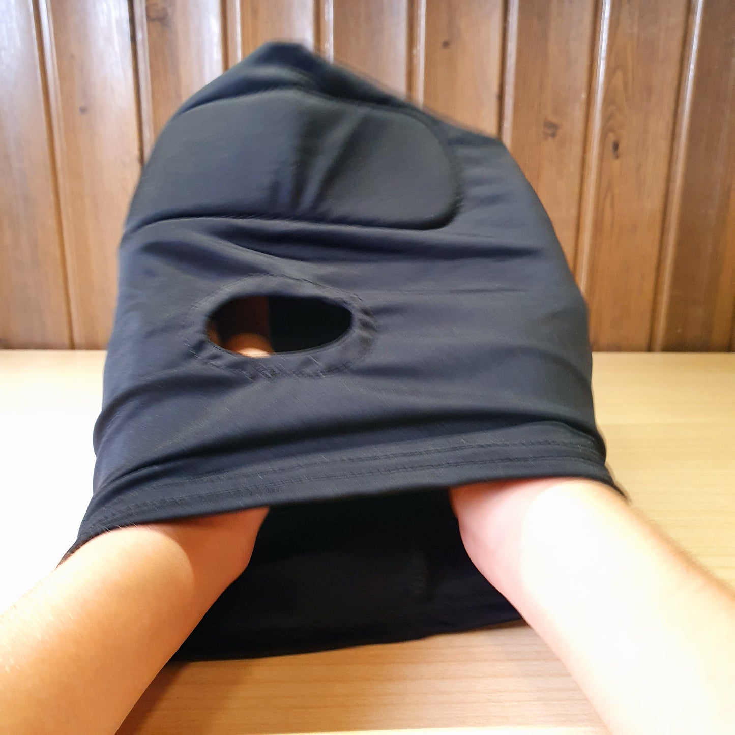 Open Mouth Hood Gimp Face Mask Head Adult Cosplay Gimp Mask Headgear #3299