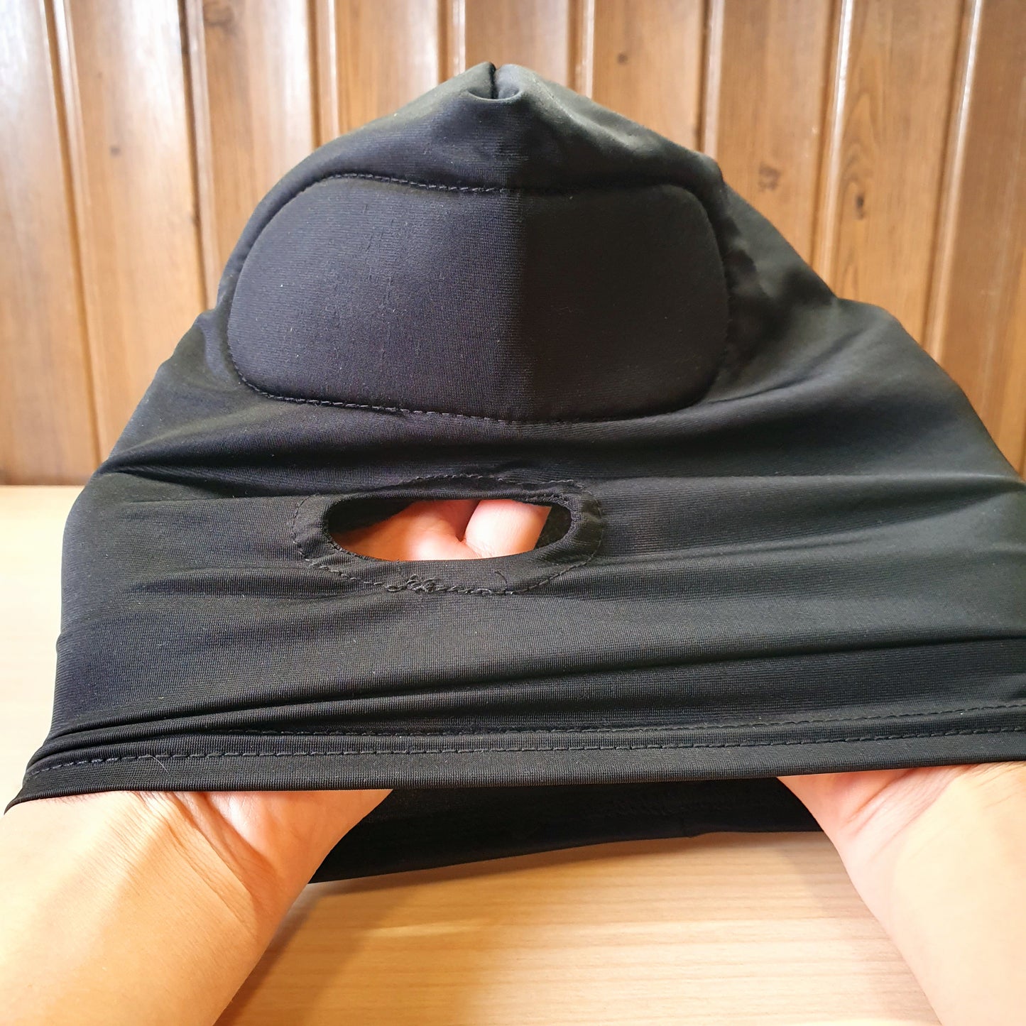 Open Mouth Hood Gimp Face Mask Head Adult Cosplay Gimp Mask Headgear #3299