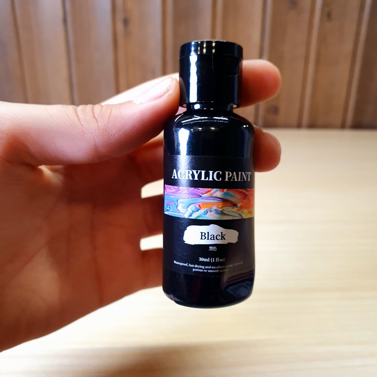 Acrylic Paint Black #3445