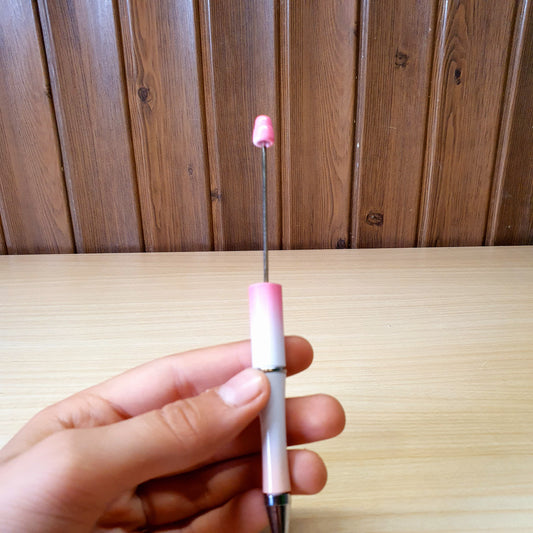 Customizable beadable ballpoint pen #