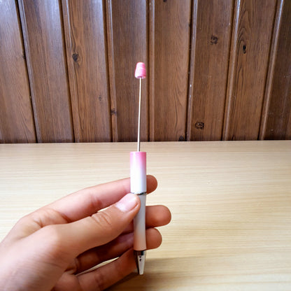 Customizable beadable ballpoint pen #