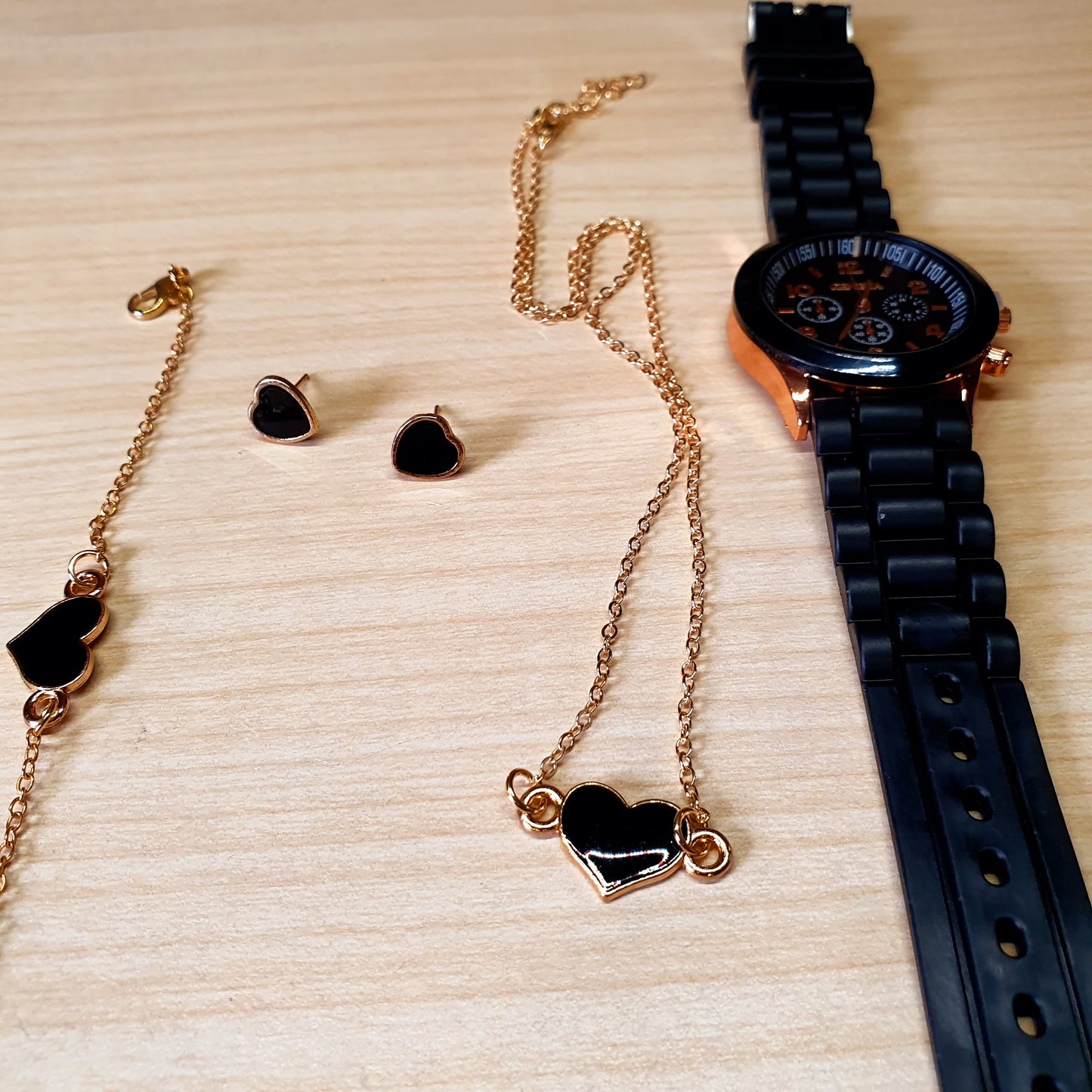 Watch With Jewellery Set #3407