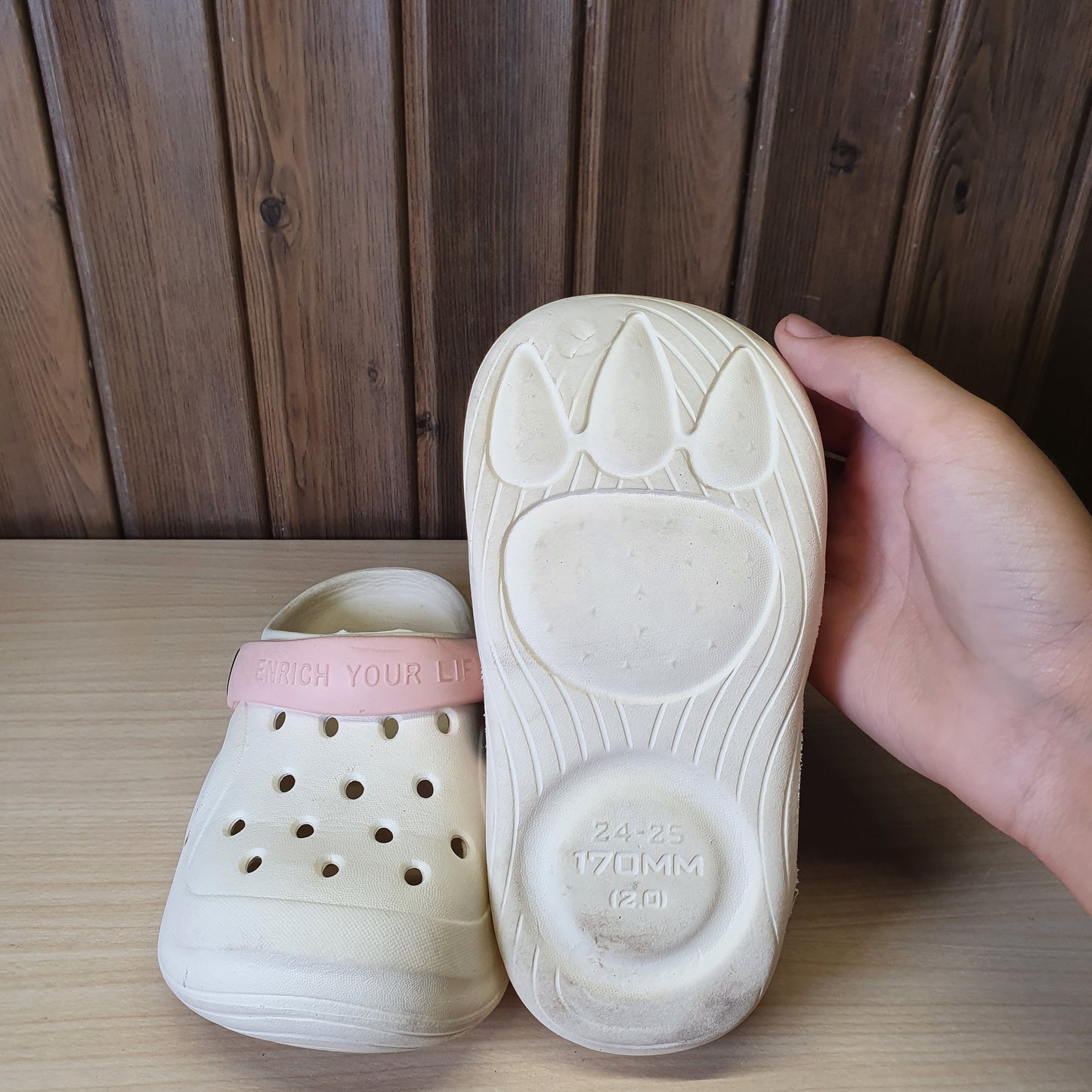 Kids Used Imported Crocs size 170MM