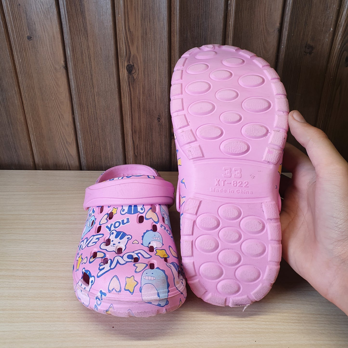 Kids Used Imported Crocks Size 33