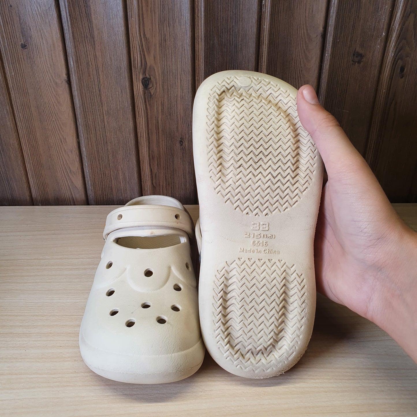 Kids Used Imported Crocks Size 33