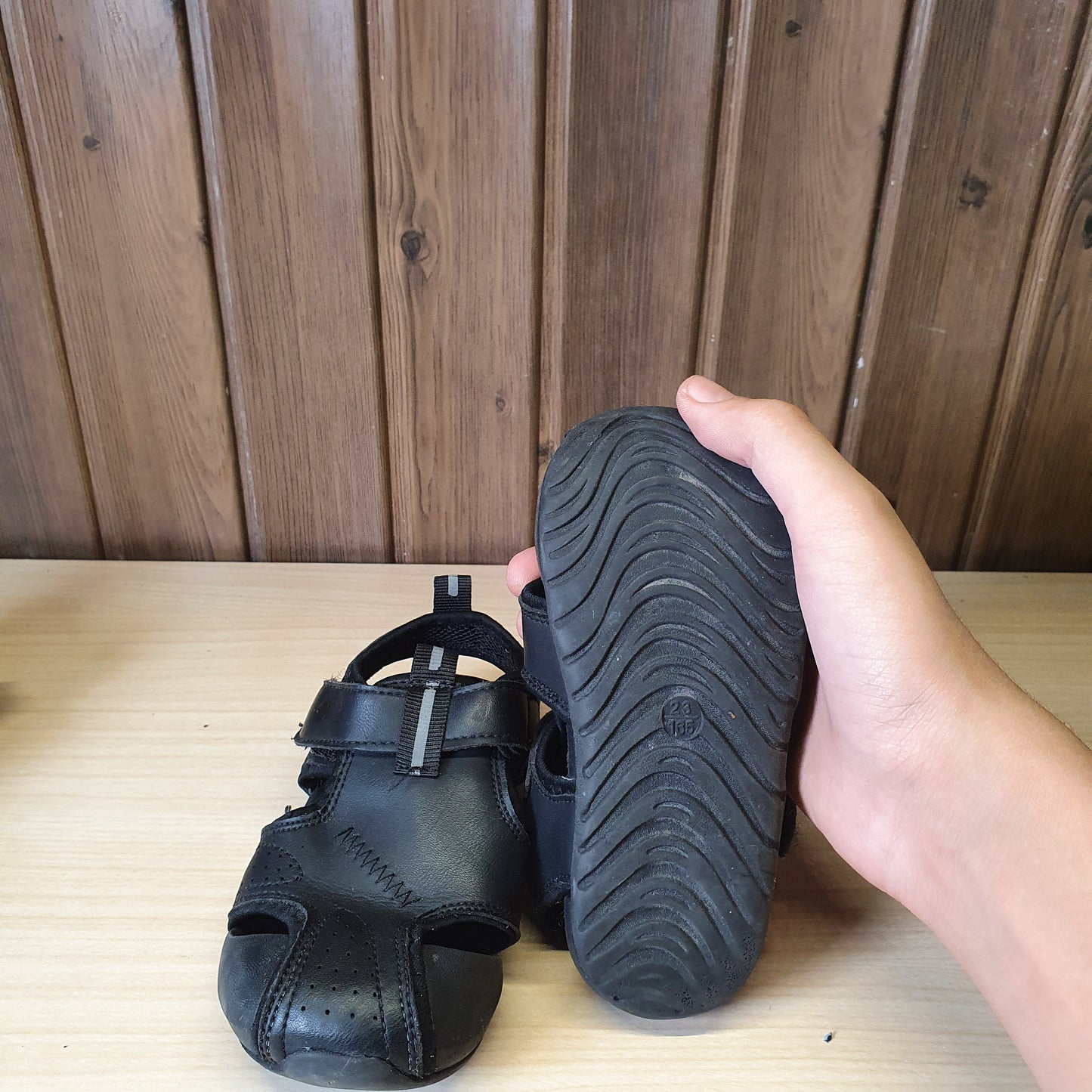 Kids Used Imported Sandals  Size 23