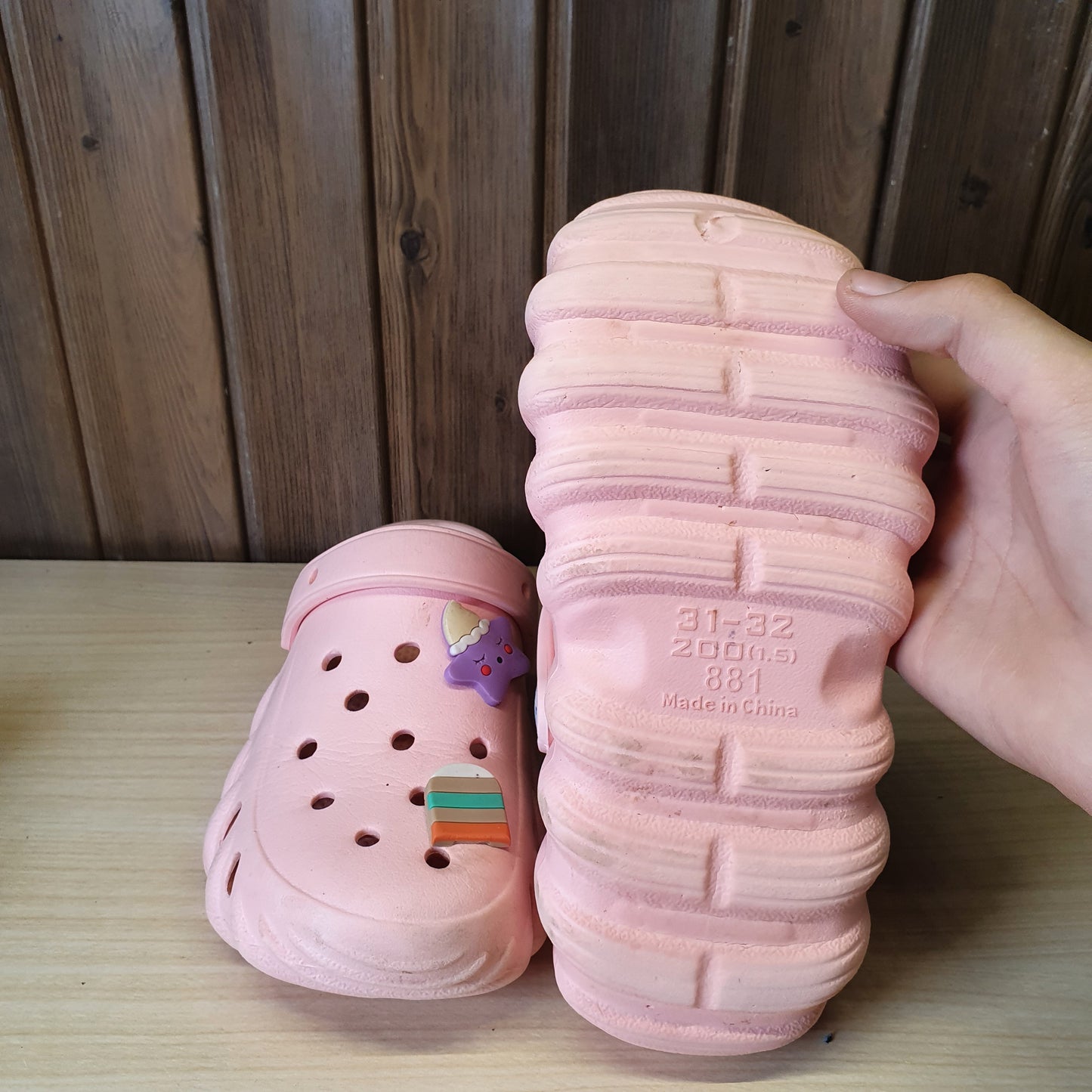 Kids Used Imported Crocks Size 31-32