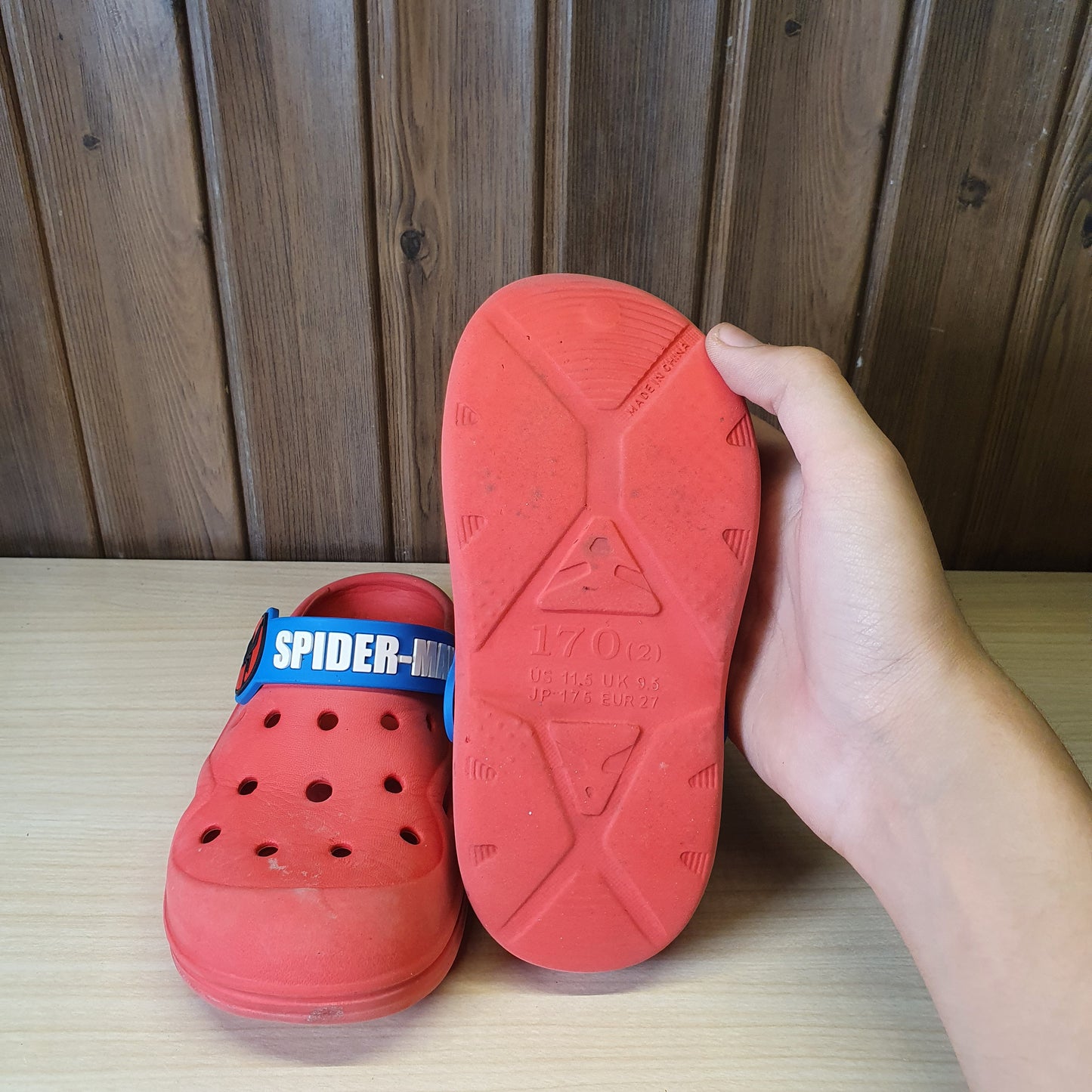 Kids Used Imported Crocks Size 170