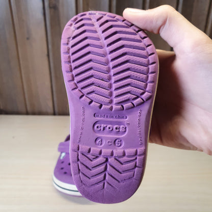 Kids Used Imported Crocks Size 4-5 mentioned