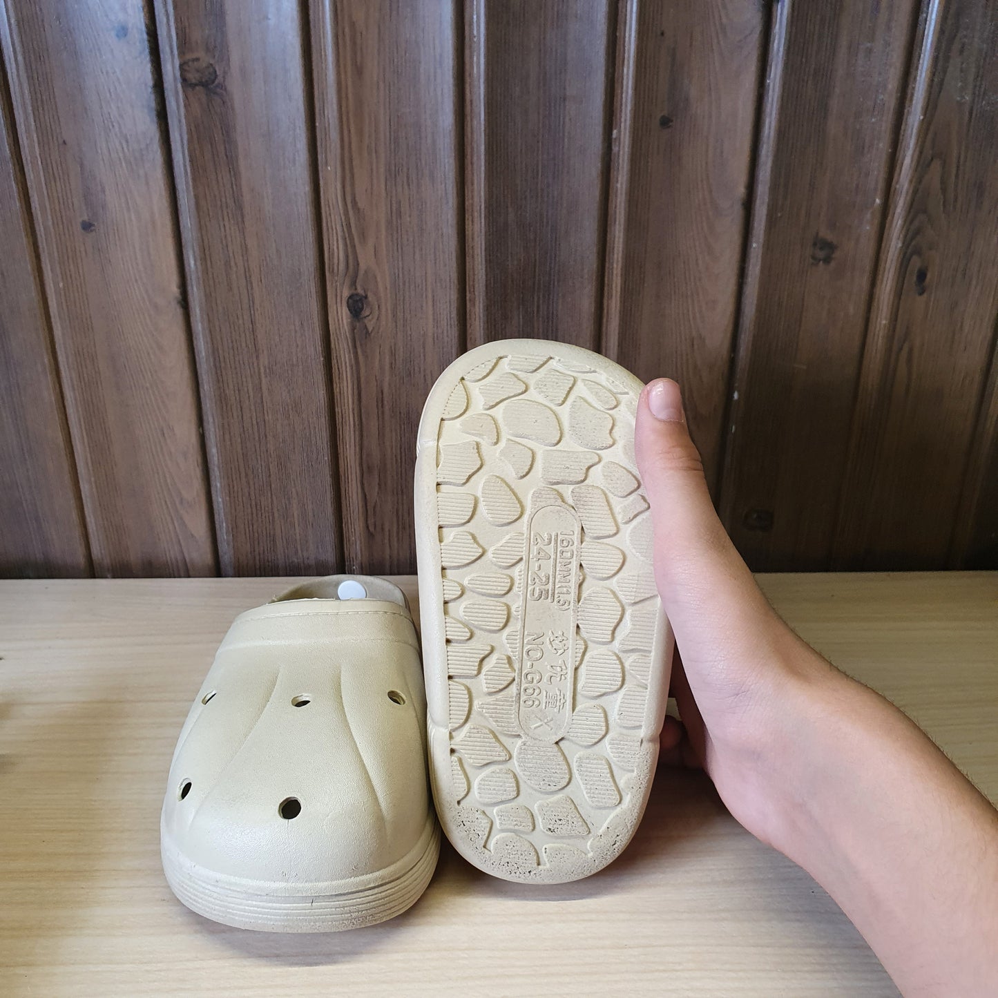 Kids Used Imported Crocks Size 24-25