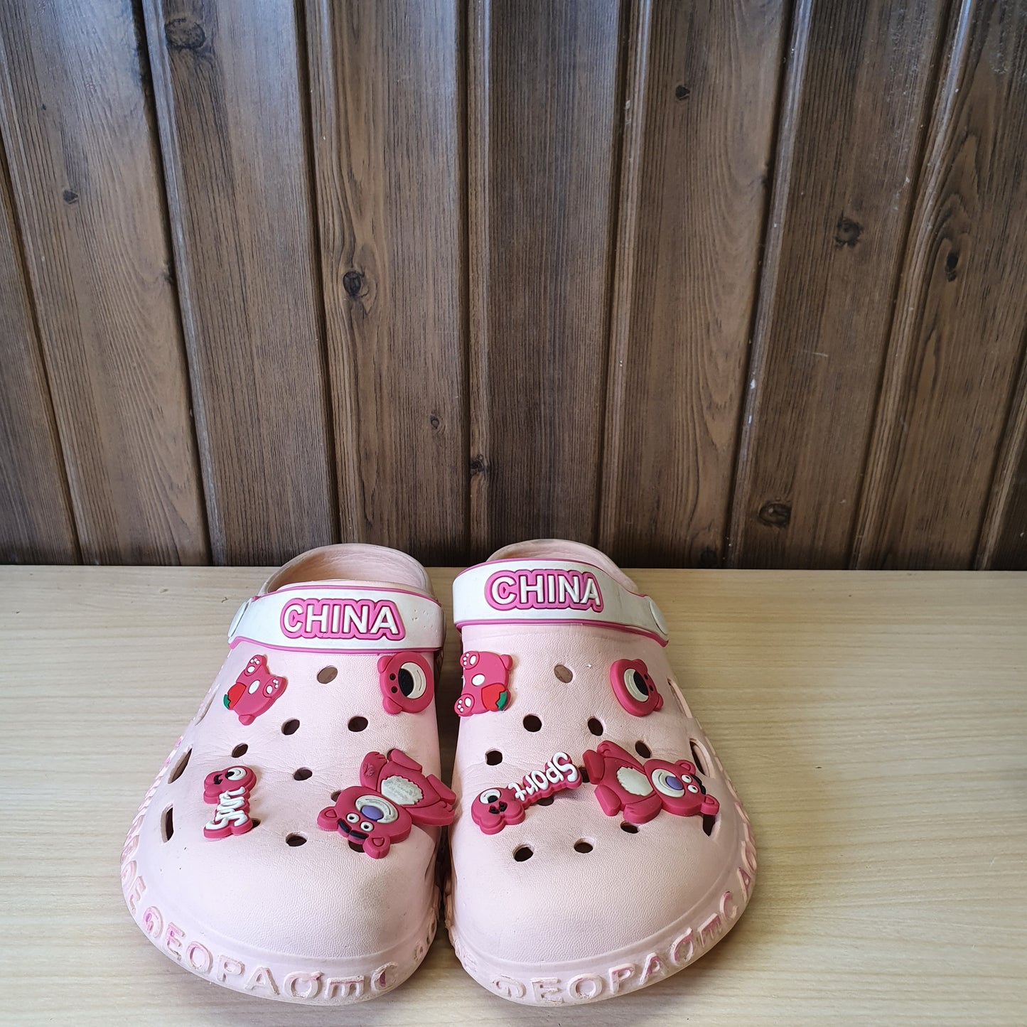 Kids Used Imported Crocks Size 34