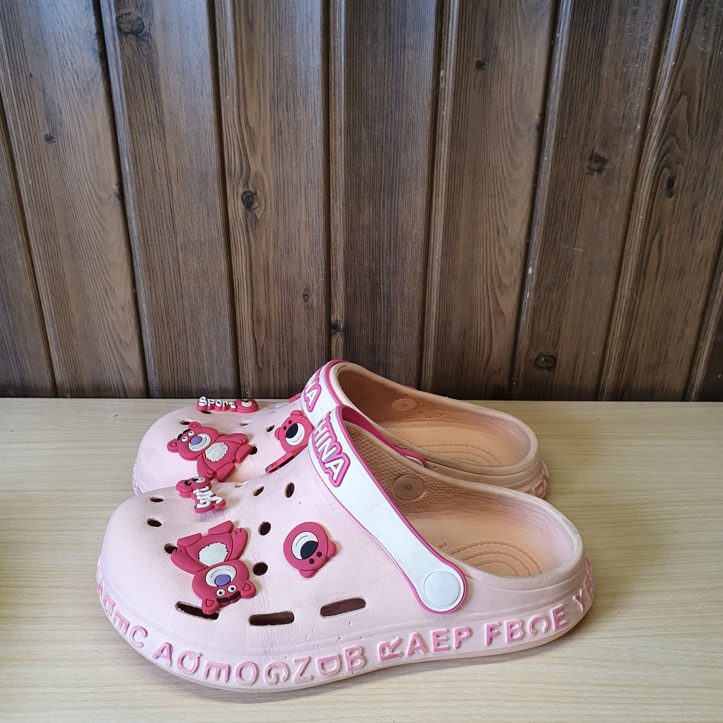 Kids Used Imported Crocks Size 34
