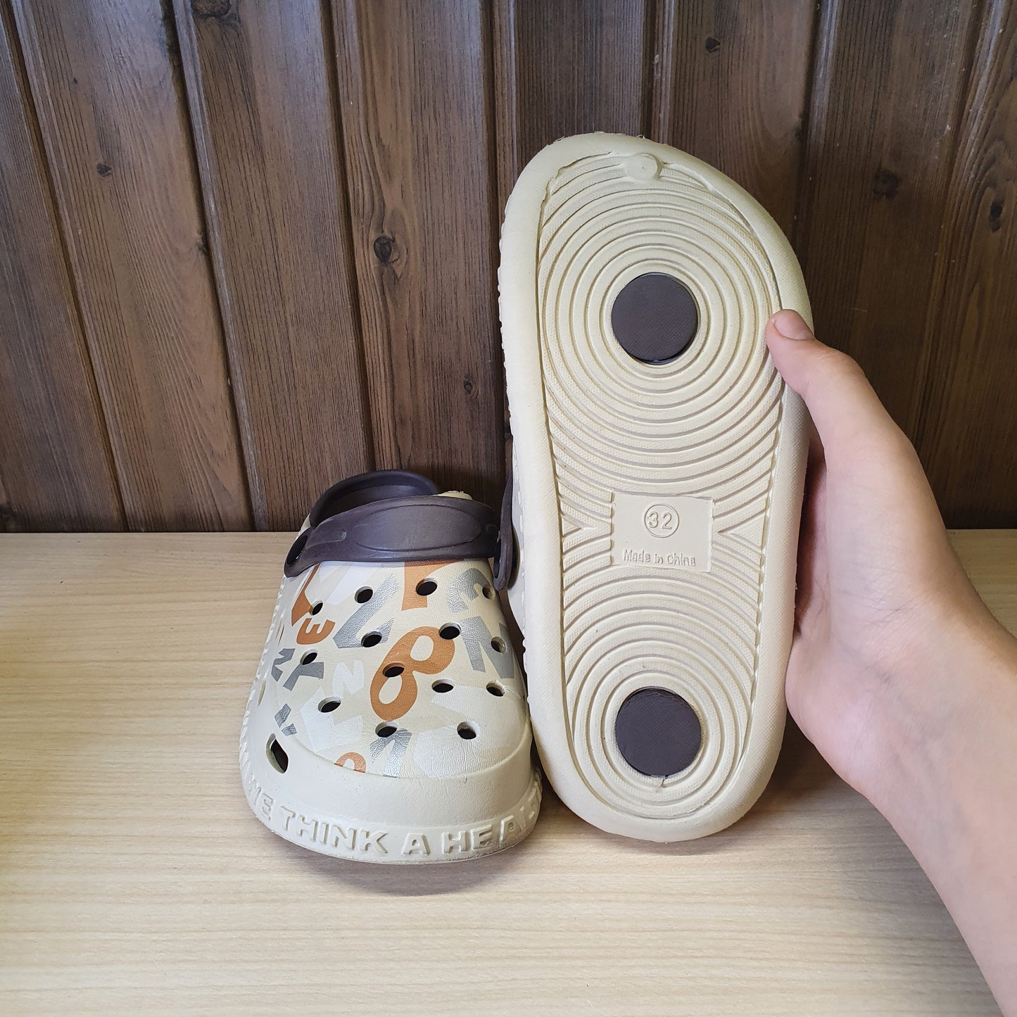 Kids Used Imported Crocks Size 32