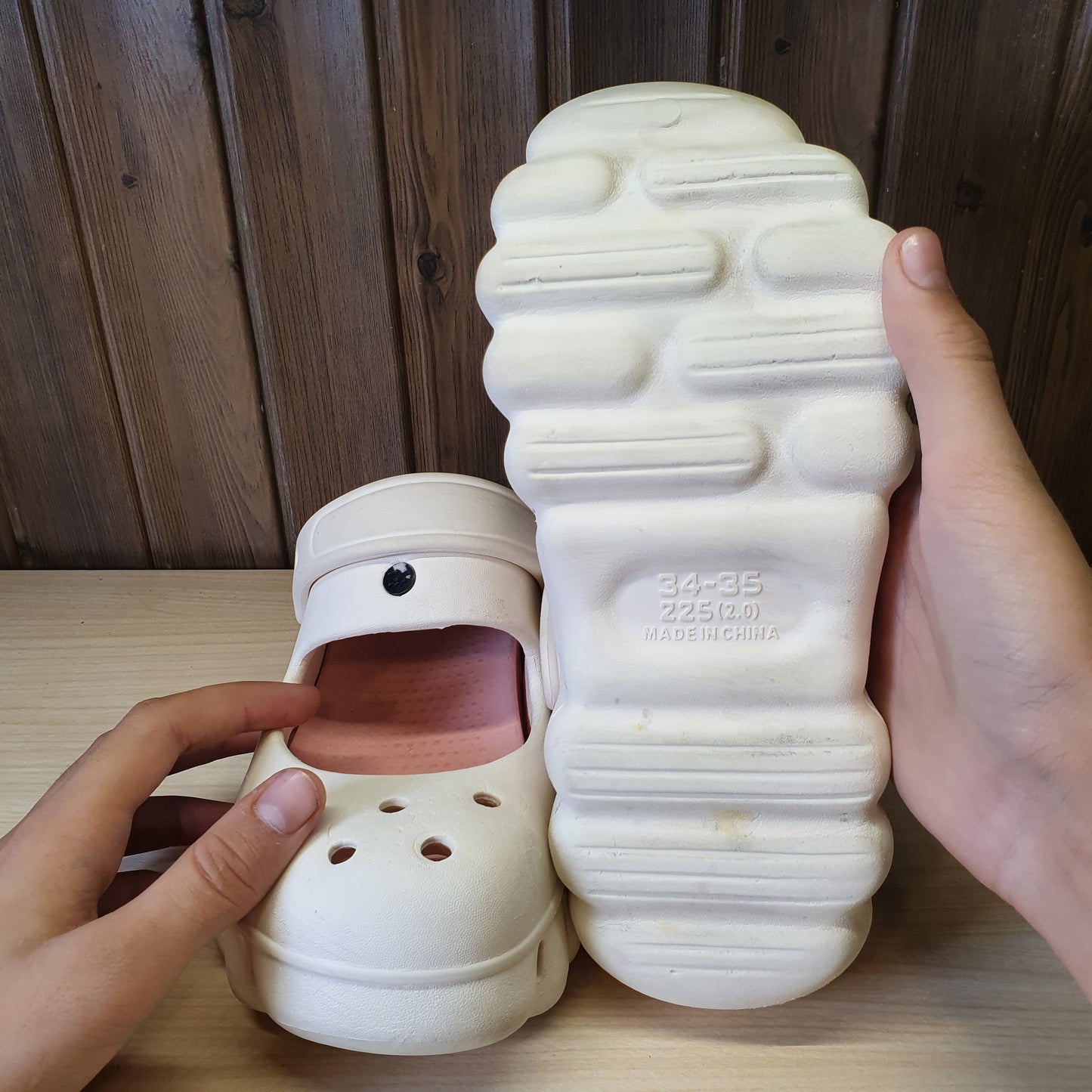 Kids Used Imported Crocks Size 34-35