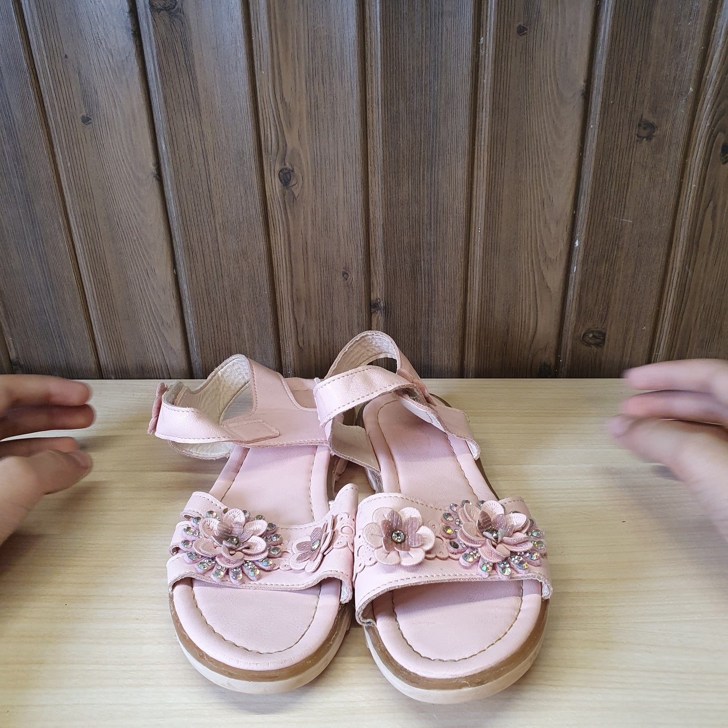 Kids Used Imported Sandals Size 34