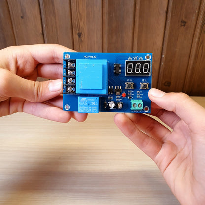 XH-M602 digital battery charging control module designed for controlling the charge of various lithium or storage batteries. #4135