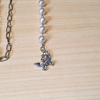 Necklace With Butterfly Pendant #4020