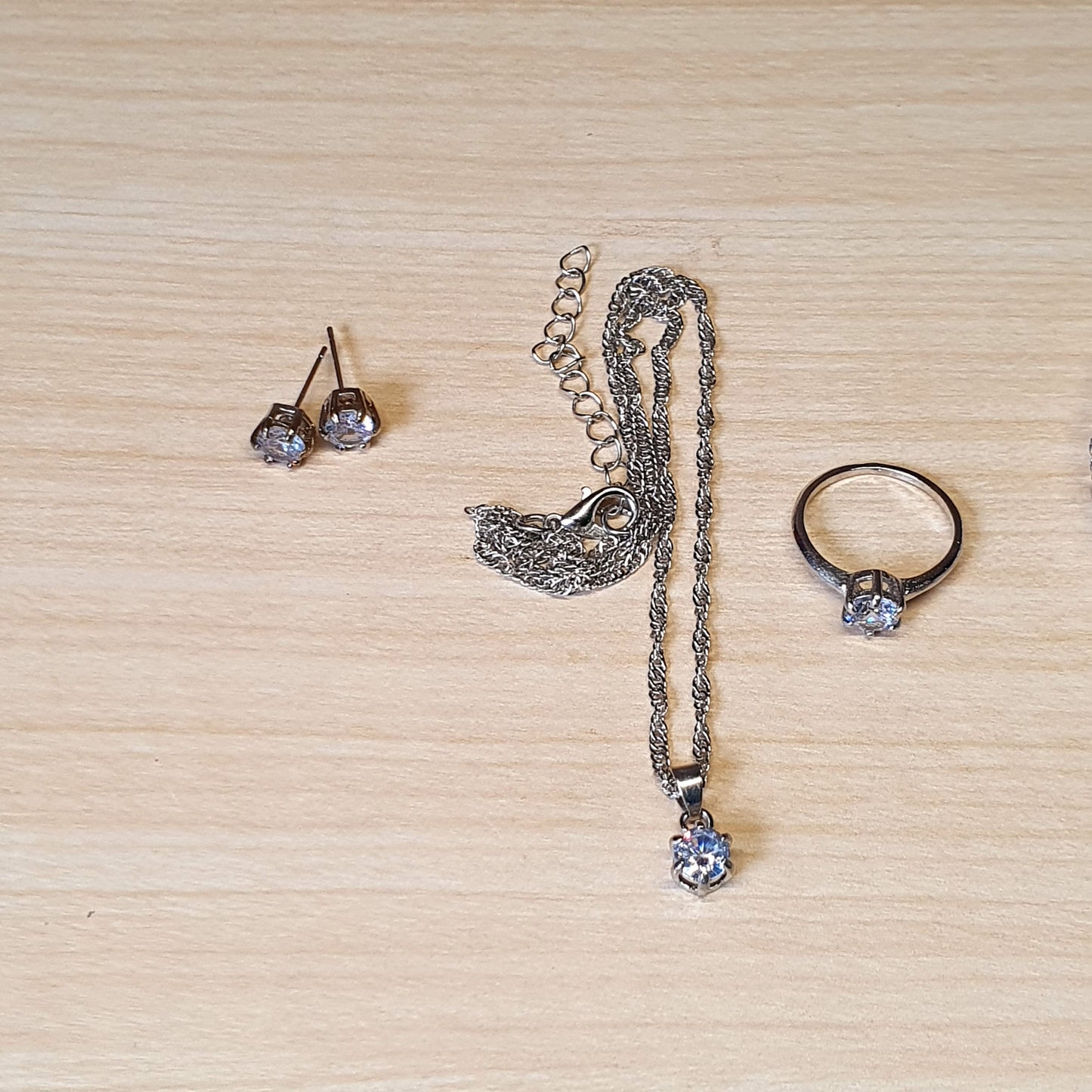 Silver Watch With Jewellery #4034