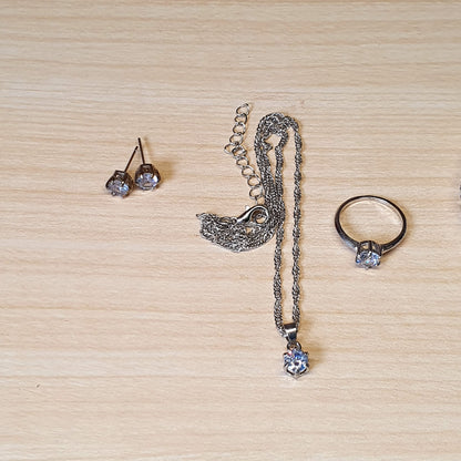 Silver Watch With Jewellery #4034