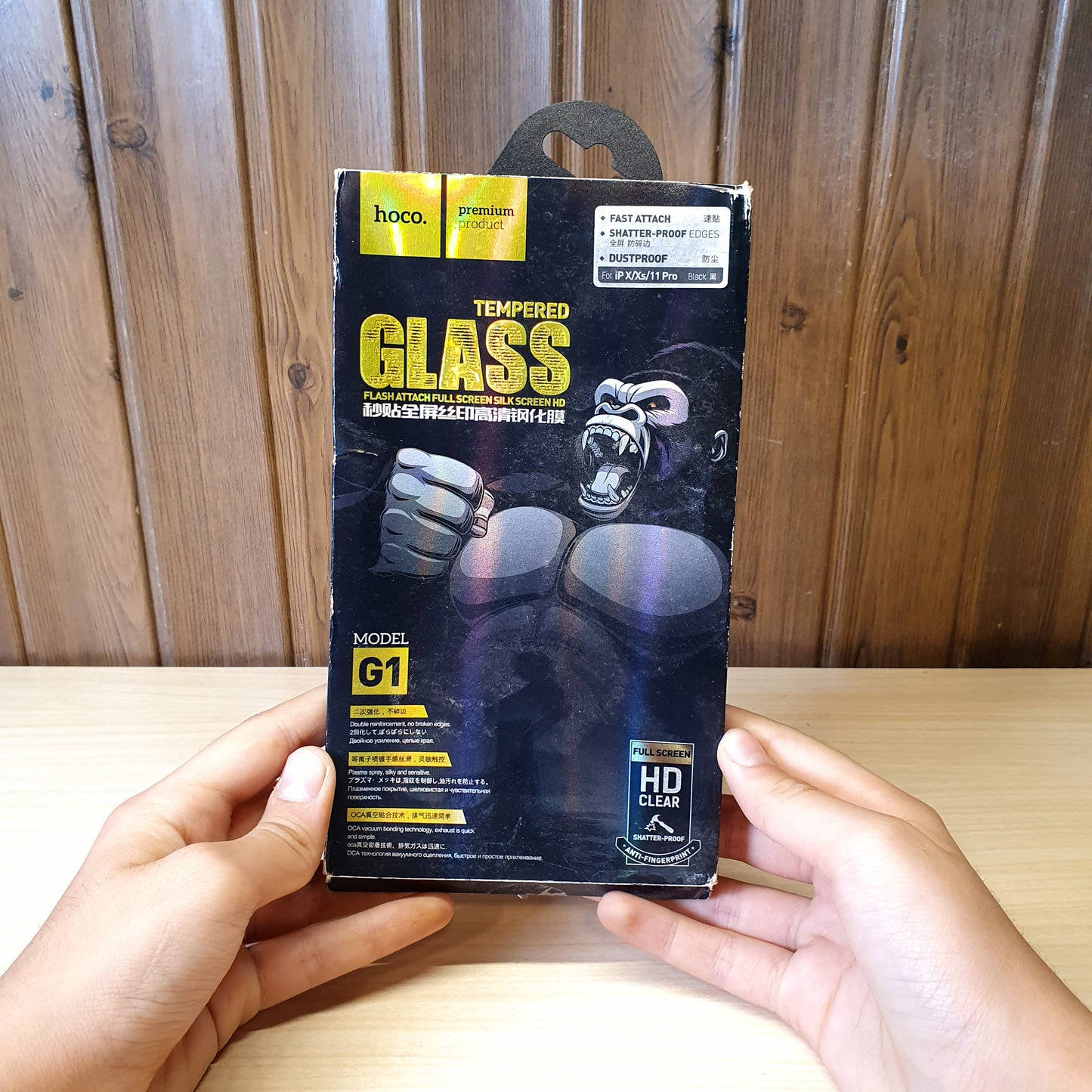 High Quality Gorilla Glass For Iphone x /xs/11 Pro#4328
