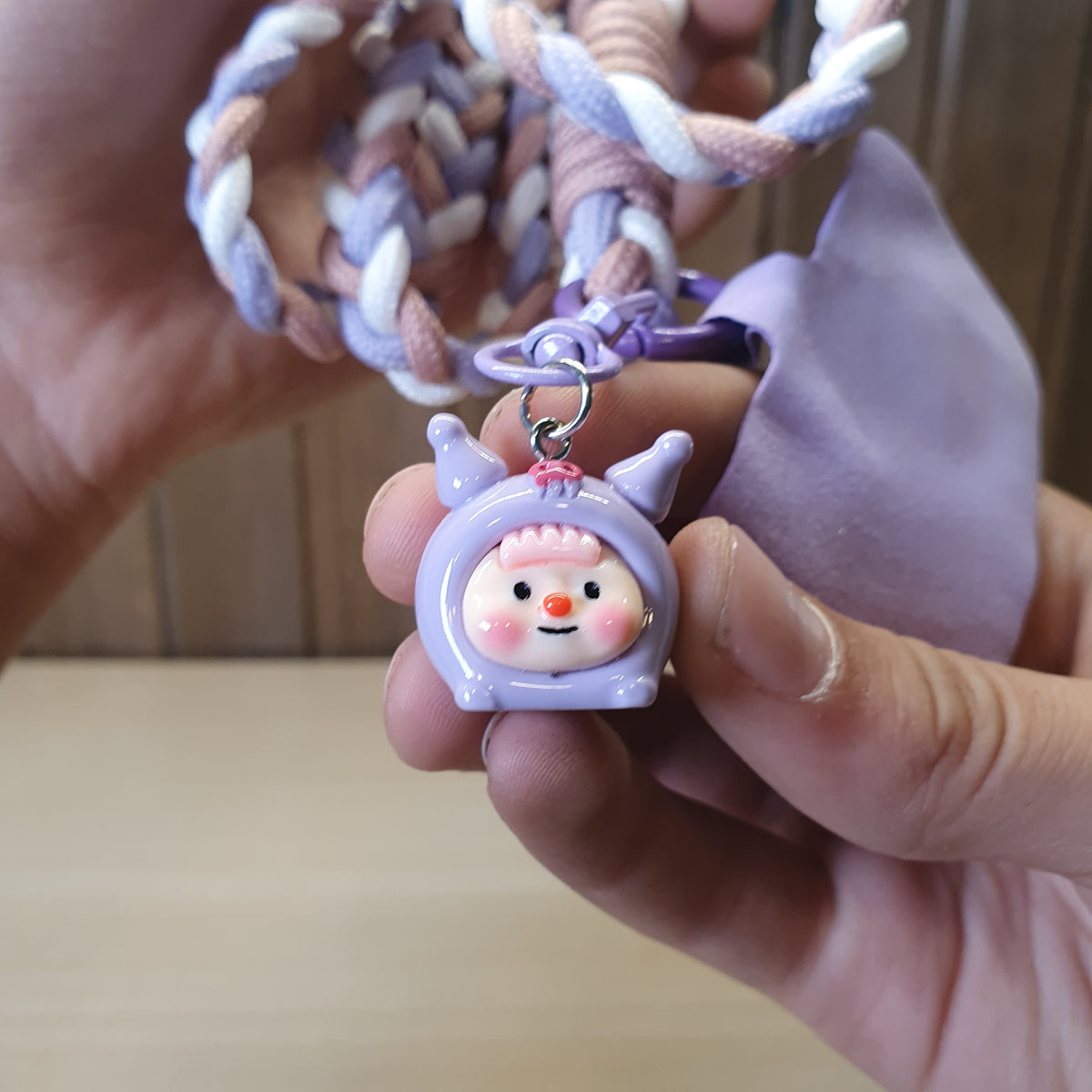Braided crossbody phone lanyard#2767