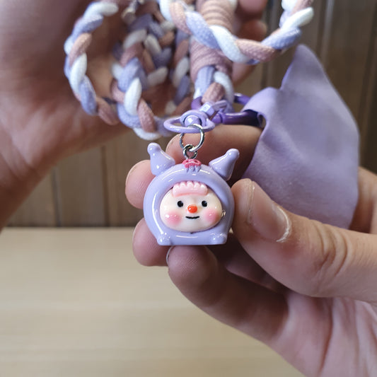 Braided crossbody phone lanyard#2767