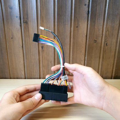 Generic ISO connector harness used to connect aftermarket car stereos to specific vehicle wiring systems #4417