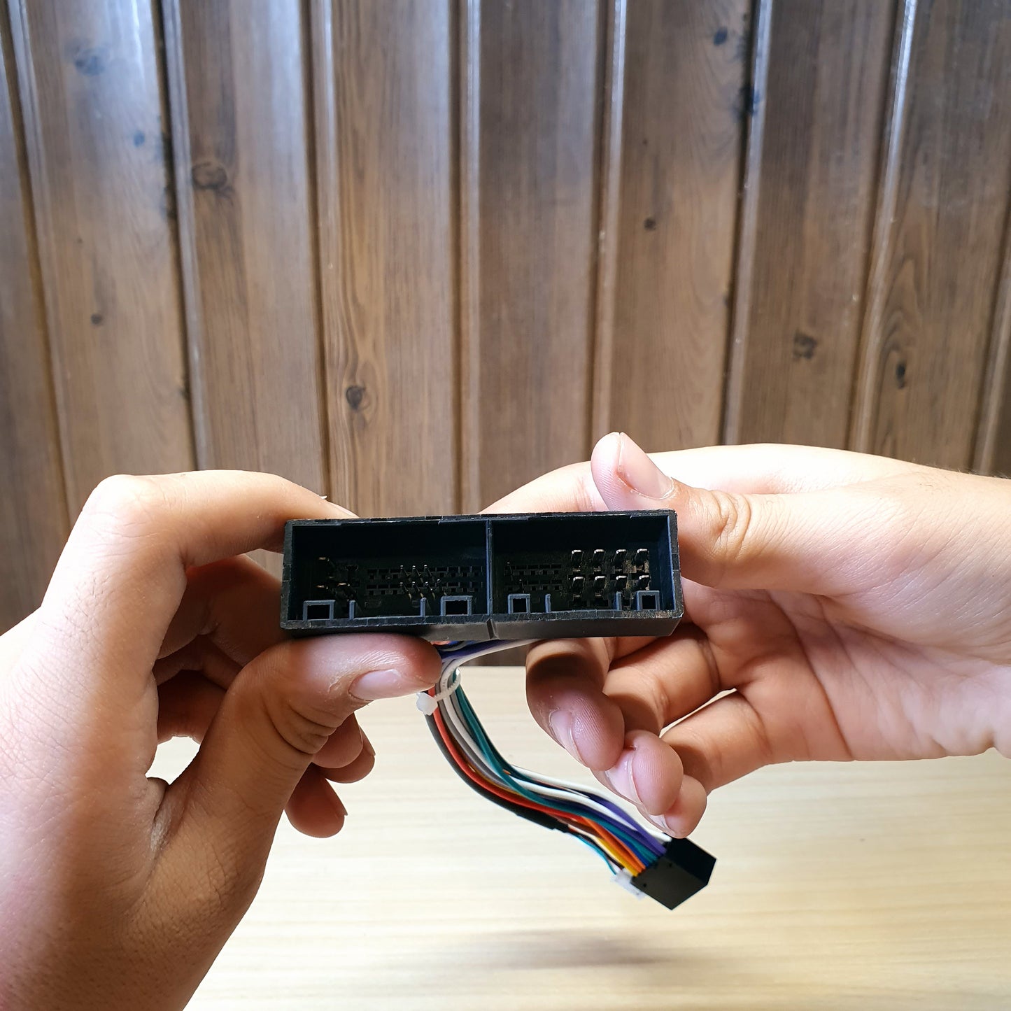 Generic ISO connector harness used to connect aftermarket car stereos to specific vehicle wiring systems #4417