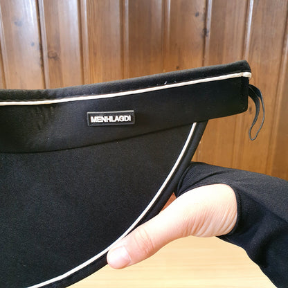 Black Visor Cap #4356