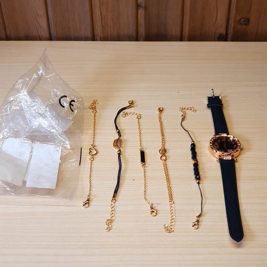 Watch With 5 Bracelets #4334